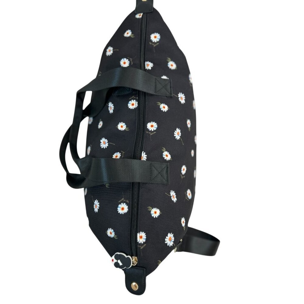 Alice + Olivia Daisy Print Duffel Everyday Bag / Tote Shopping Travel Vacation - Picture 7 of 13